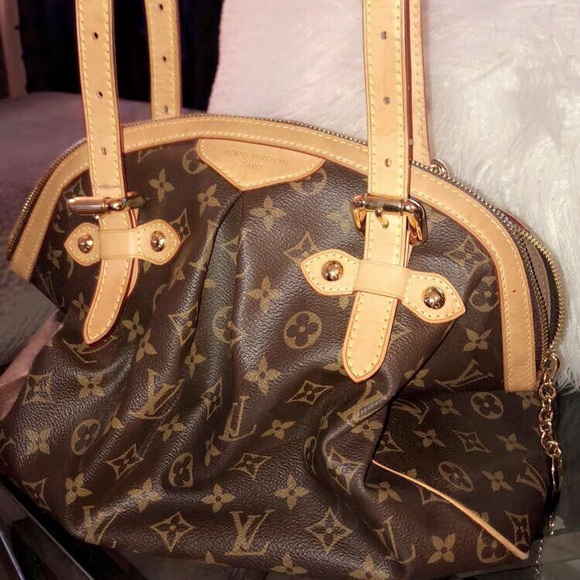 Brown monogram canvas Louis Vuitton Tivoli GM - Picture 1 of 7